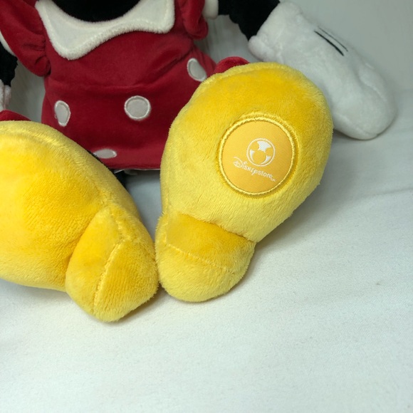 Disney Store Minnie Mouse Plush Stuffed Animal 18" Foot Disney Store Stamp - Picture 3 of 10